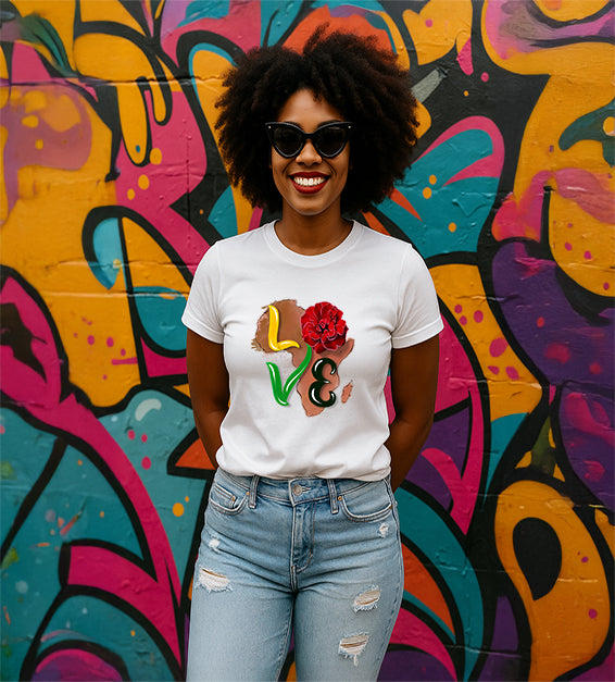 Afrocentric “LOVE” Graphic T-Shirt