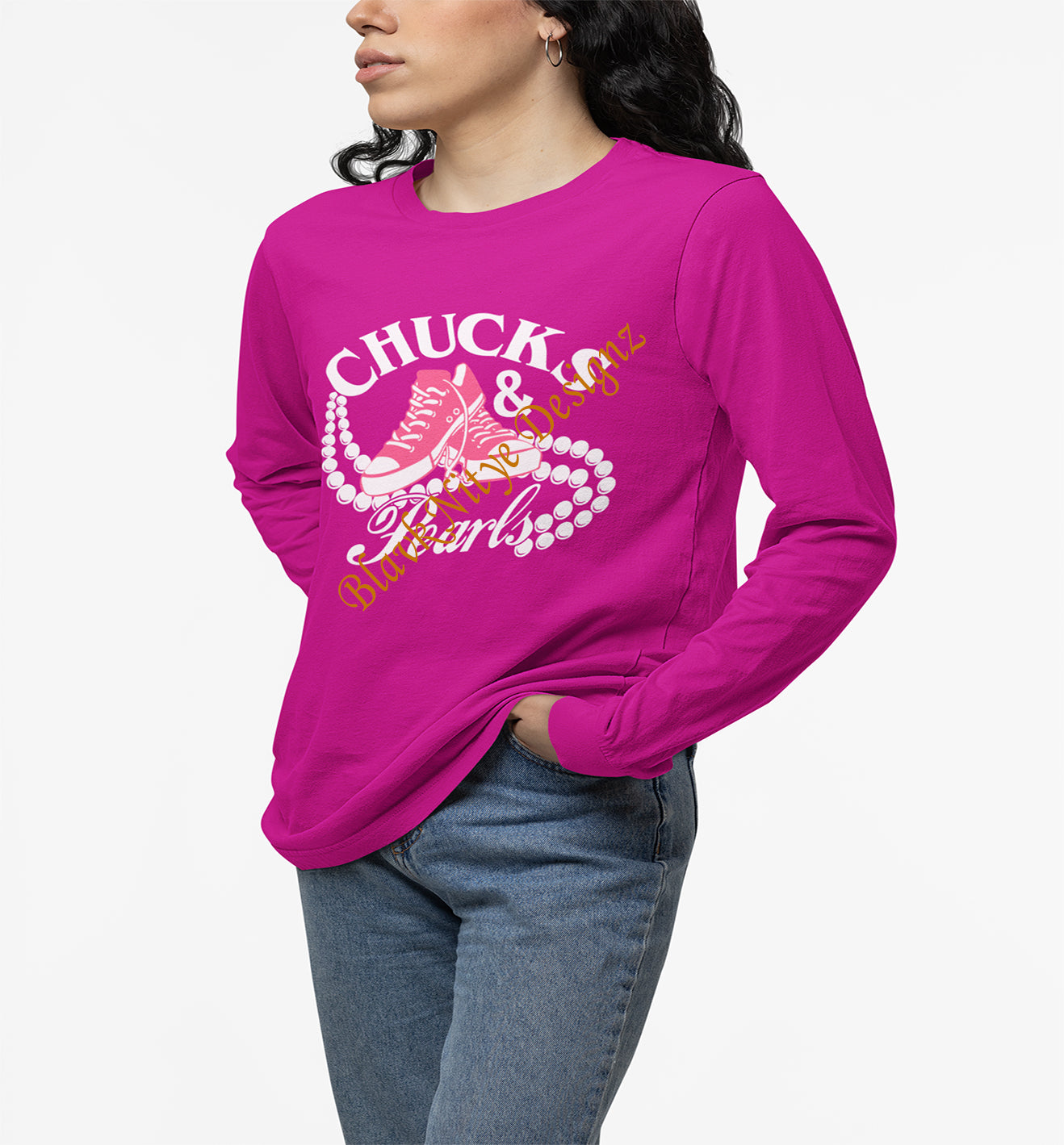 Kamala Harris Chucks & Pearls Women T-Shirt