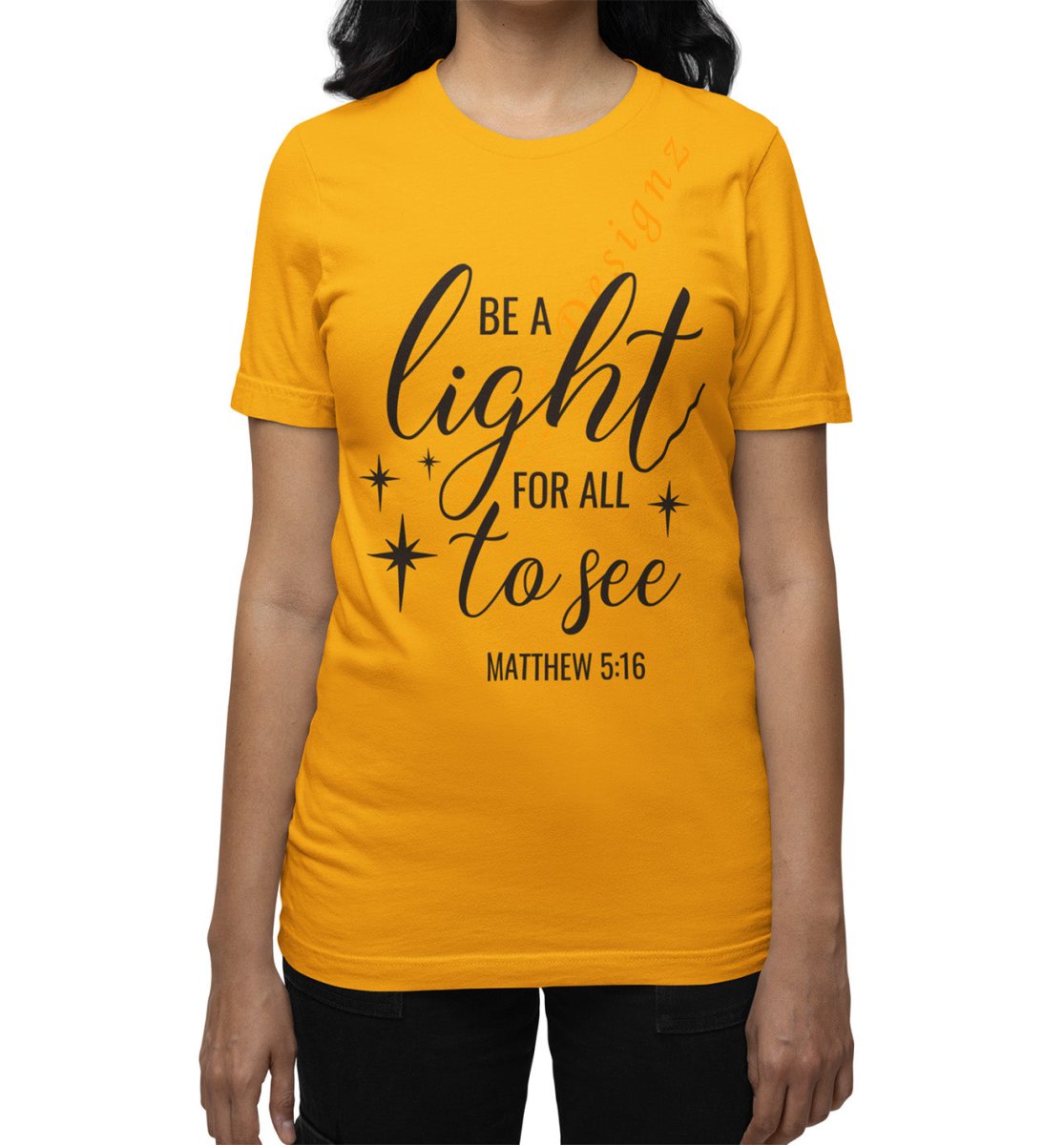 Be A Light For All To See Women Graphic Tee - BlavkNitye Designz