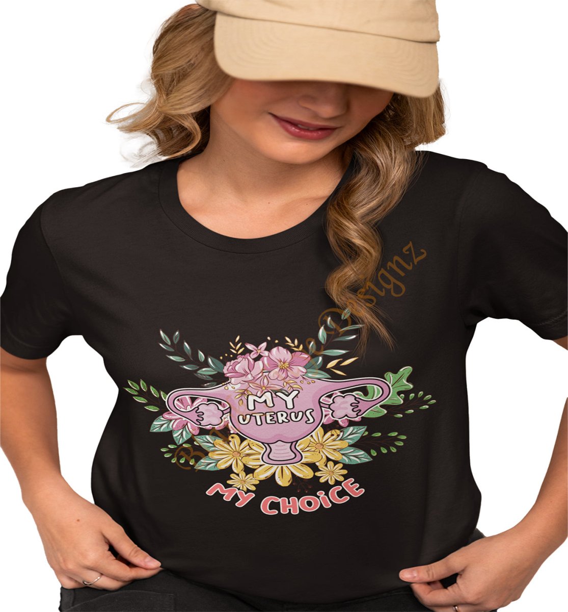 My Uterus, My Body, My Choice Women Graphic Tee - BlavkNitye Designz