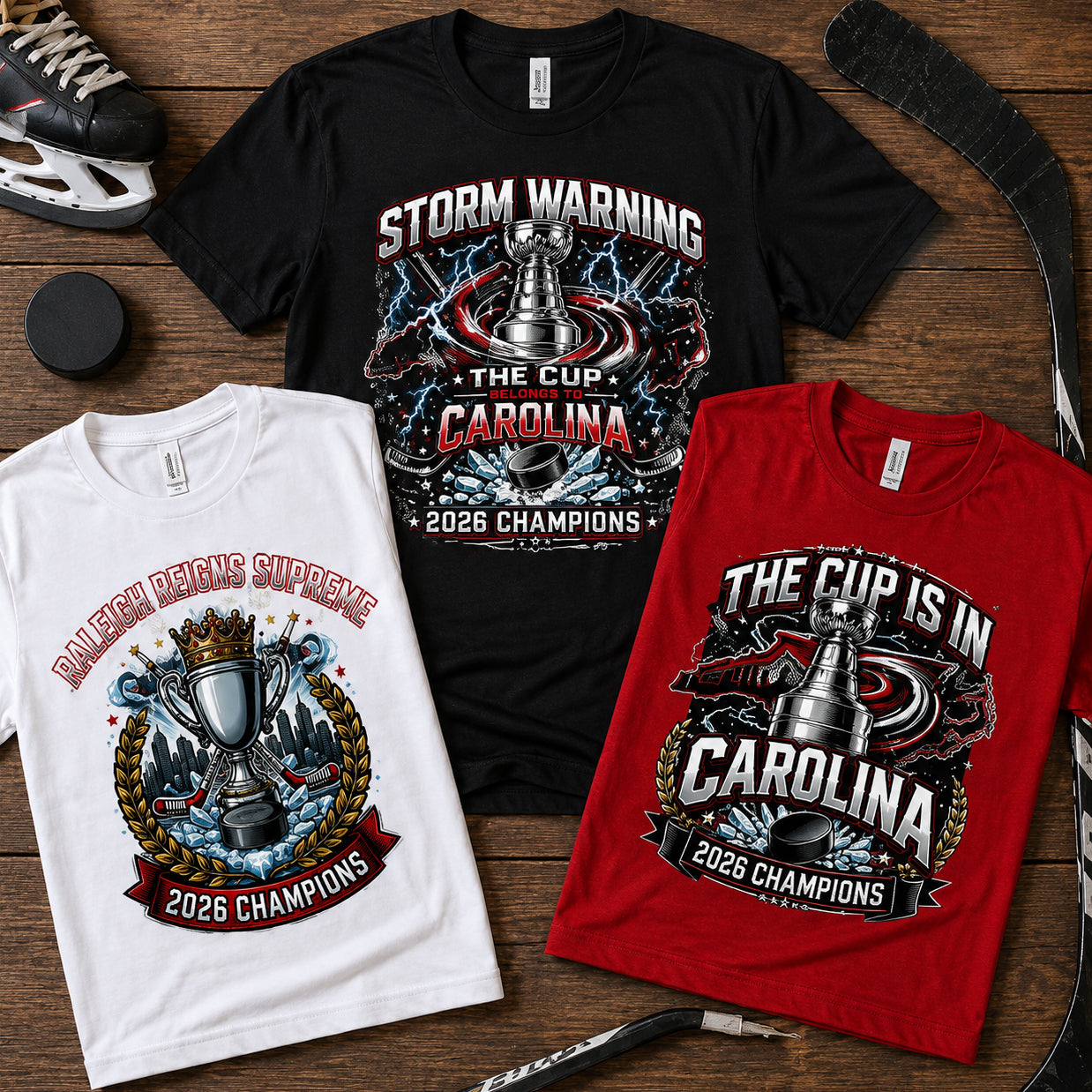 Celebrate Carolina Hockey with Our New Championship-Inspired Fan T-Shirt Collection