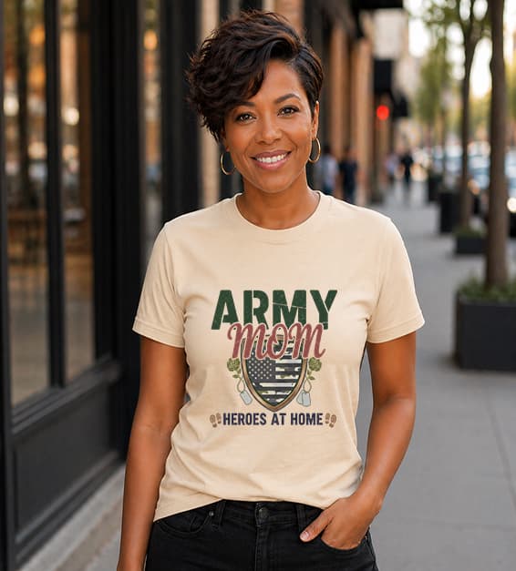 Army Mom-Heroes At Home T-Shirt