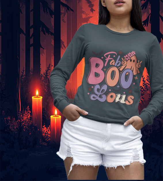Fab-Boo-Lous Women Halloween T-Shirt