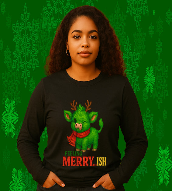Christmas Reindeer Shirt, Festive Tee for Holiday Cheer