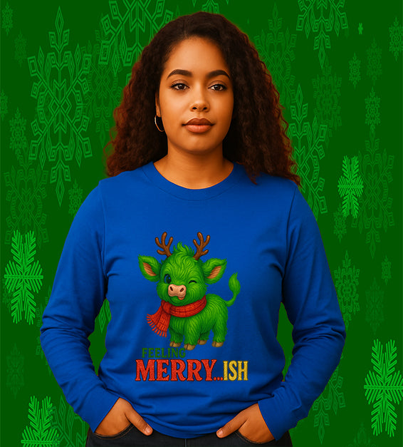 Christmas Reindeer Shirt, Festive Tee for Holiday Cheer