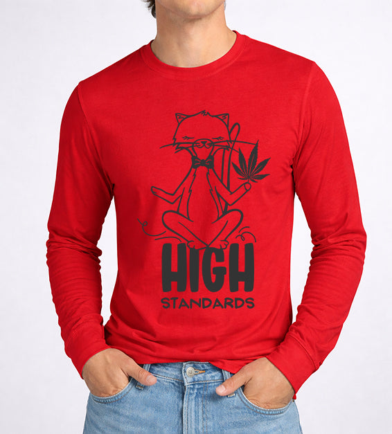 Funny Feline Smoking Marijuana (Weed) T-Shirt