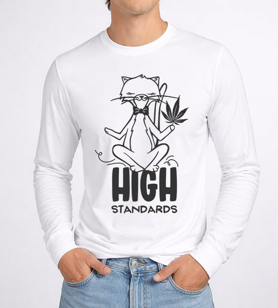 Funny Feline Smoking Marijuana (Weed) T-Shirt