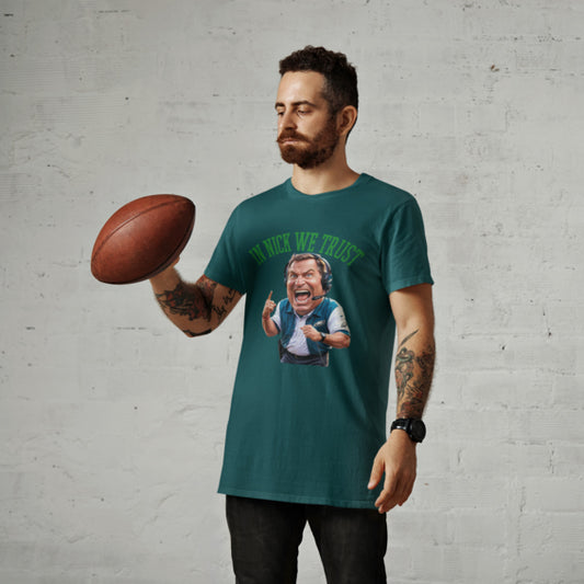 "In Nick We Trust – Because Sirianni’s Got This!" Graphic Meme T-Shirt