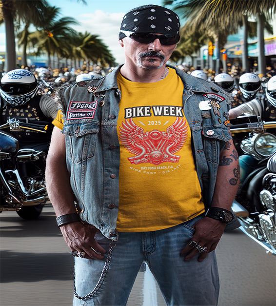 Iron Wings: Ride Fast Die Last Men's Tee