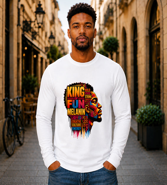 King of Fun Melanin Afrocentric T-Shirt