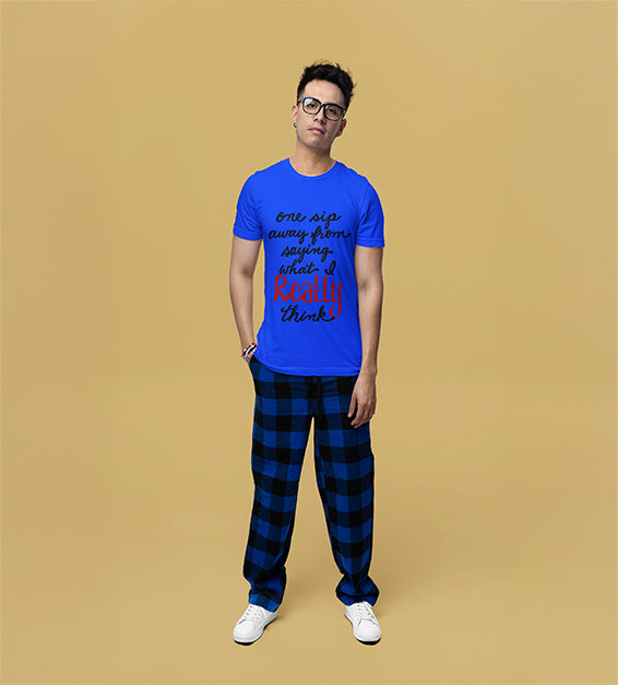 One Sip Away From Saying What I Really Think | Funny Unisex T-Shirt