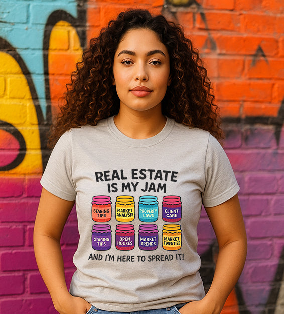 Real Estate Is My Jam Hoodie – Funny Realtor Sweatshirt