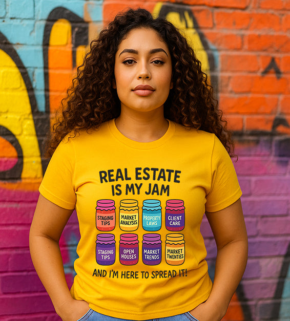 Real Estate Is My Jam Hoodie – Funny Realtor Sweatshirt