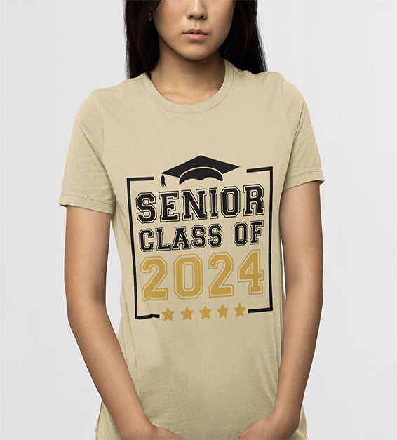 Unisex Senior Class of 2024 Graduation T-Shirt