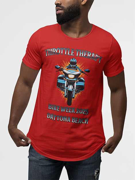 Throttle Therapy | Bike Week Daytona Beach T-Shirt