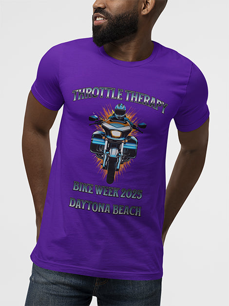 Throttle Therapy | Bike Week Daytona Beach T-Shirt