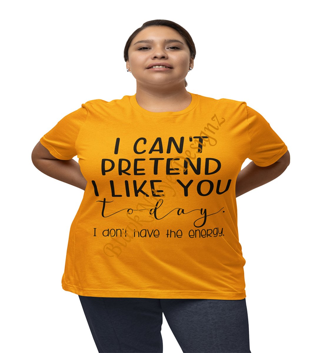 I Can't Pretend I Like You Today Women Graphic T - Shirt - BlavkNitye Designz