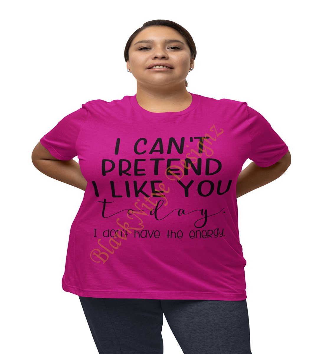 I Can't Pretend I Like You Today Women Graphic T - Shirt - BlavkNitye Designz