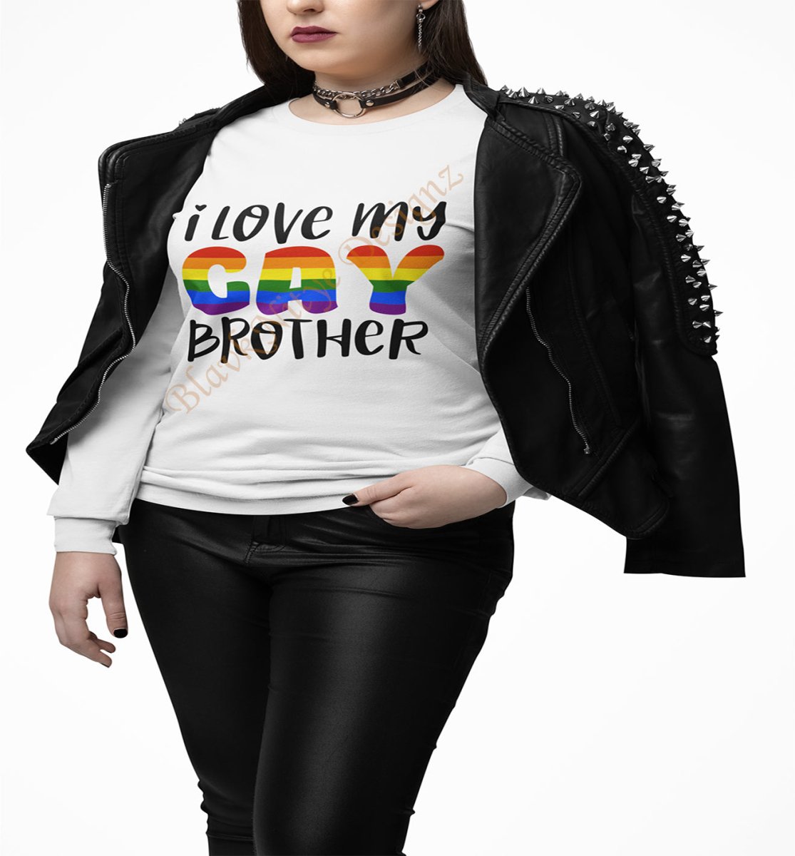 I Love My Gay Brother Graphic Tee - BlavkNitye Designz