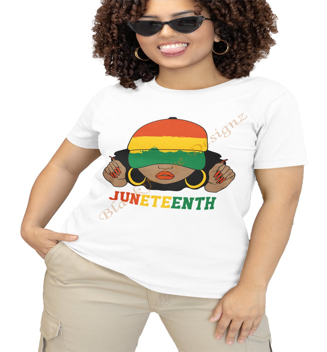 Juneteenth Ladies T-Shirt - BlavkNitye Designz