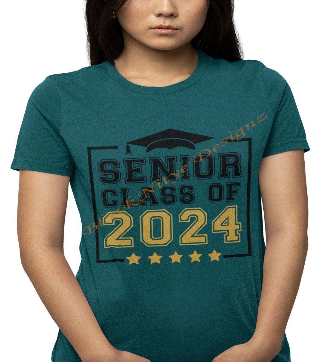 Unisex Senior Class of 2024 T-Shirt - BlavkNitye Designz